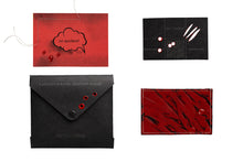 "RED & YELLOW HERO COLLAB" cardholder, type 2. LIMITED EDITION